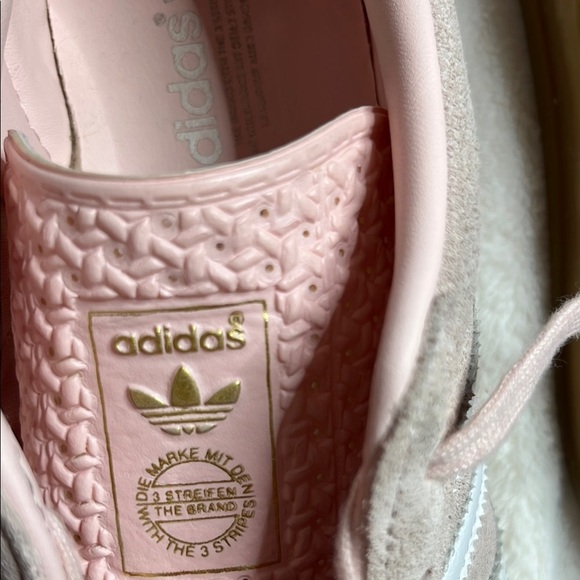 Adidas Pink and White Retro-Inspired Sneakers - Picture 8 of 13